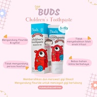 Buds Oralcare Organics - Strawberry Toothpaste with Fluoride (3-12 Years) Toothpaste Toothpaste/
