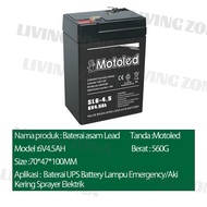 MOTOLED Aki Mobil Mainan 6V7AH （Kemasan tebal） ASLI Aki 6V7AH Aki Kering 6 Volt 7AH Garansi 2 tahun 