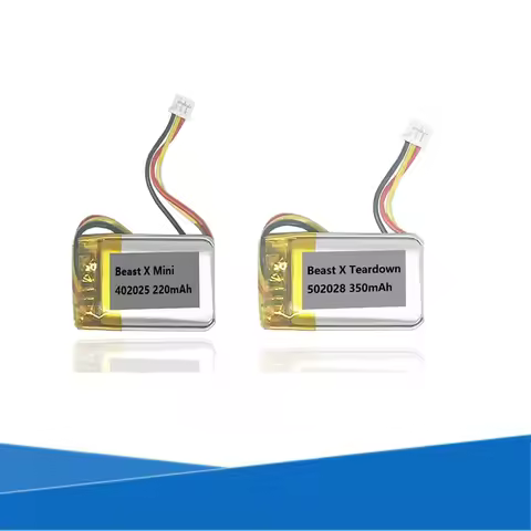 220mAh ( 402025 ) 350mAh ( 502028 ) Battery For Wlmouse Beast X Mini / Teardown Gaming Mouse