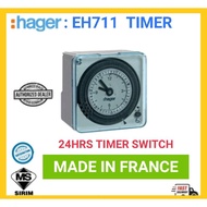 HAGER TIMER EH711 (MADE IN FRANCE)ANALOG 24HOURS TIMER SWITCH