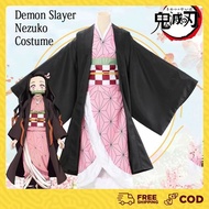 【Malaysia Ship】DIXCMI Demon Slayer Nezuko Costume Cosplay Adult Women Nezuko Costume Anime Cosplay O