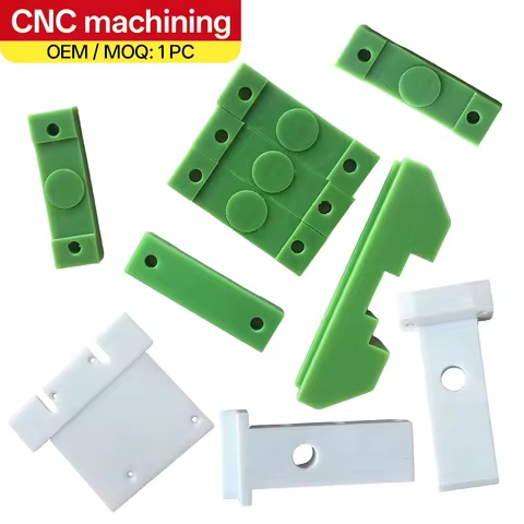 Custom CNC Machining Milling Engineering Plastic Parts & Components Injection Molding Processing 3D 