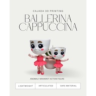 Ballerina Cappuccina Anomaly Brainrot Action Figure