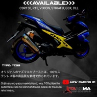 knalpot racing original YAZUMA exhaust YZ99 N-MAX, VARIO, PCX, AEROX,