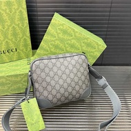GG Emblem Shoulder Camera Bag Unisex Cro fec62