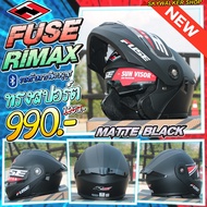 หมวกกันน็อค Fuse Helmet ยกคาง รุ่น Rimax มาพร้อมแว่นตา2ชั้น น้ำหนักเบา รองรับการติดตั้งอุปกรณ์บลูทูธ