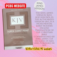 HENDRICKSON KING JAMES VERSION (KJV) SUPER GIANT PRINT REFERENCE BIBLE, 66 BOOKS OLD & NEW TESTAMENT