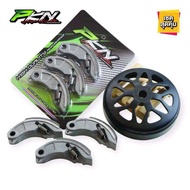 ครัชคาร์บอนพร้อมกระโหลกครัชเจาะไล่เบา แบนPKN รถรุ่น หลีด จีออโน่ PCX160 PCX150 ร้านส่งของเร็ว