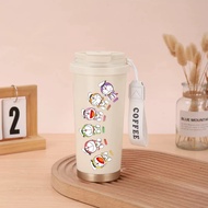 Tumbler 500ml Cartoon Doraemon Coffee Cup Stainless Steel Coffee Tumbler 500ML Leakproof