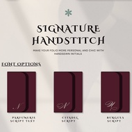 Signature Handstitch for Leather Journal / Folio