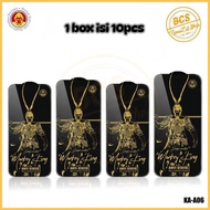 BCS - KA - A06 1 BOX CONTAINS 10 PCS TEMPERED GLASS monkey KING FOR ITEL A26 A50 A100C A49 A60 A60S 