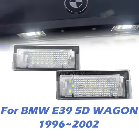 License Plate Light LED Number Plate Lamp Error Free E-mark CE Approved For BMW E39 5D 5 Door Wagon 