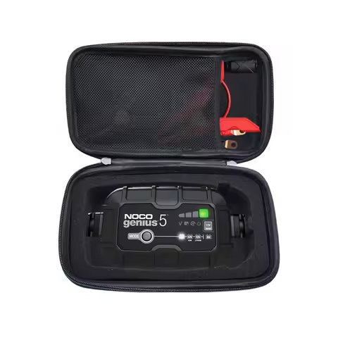 Protective Travel Carrying Bag Storage Case for NOCOGenius 5 Battery Charger 6V/12V 5 Amp UltraSafe 