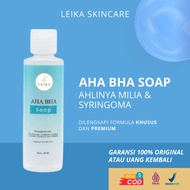 MATA AHA BHA SOAP Leika Skincare AHA BHA Removes Milea Under the Eyes Leika AHA BHA Milia Remover