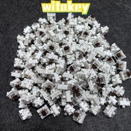 WITAKEY 20Pcs Mechanical Keyboard Switches, Plastic Dustproof Keyboard Switches,  Linear Clicky Sile