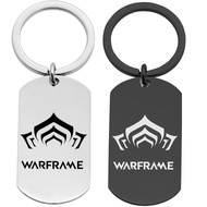 European and American game accessories Warframe stainless steel keychain, interstellar armor logo ne