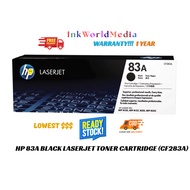 HP 83A Black LaserJet Toner Cartridge (CF283A)