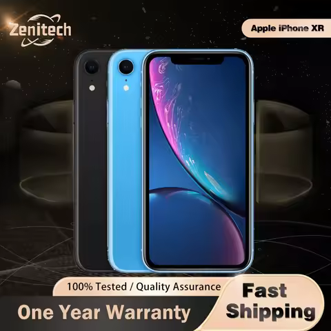 Original Unlocked Apple iPhone XR Mobile Face ID 3GB RAM 64GB/128GB/256GB ROM NFC 6.1" IPS LCD 12MP+
