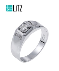 LITZ 18K White Gold Diamond Ring DR3181