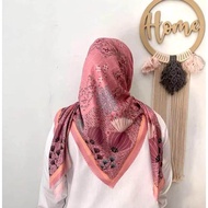 KERUDUNG SEGI EMPAT MOTIF JP SERIES LEA CICI TIUNG REALPICT/HIJAB VOAL SUBLIME UK 110×110CM/JILBAB B