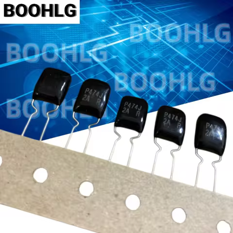 5PCS 0.47UF 100V 474J Audio Film Capacitors 100V 0.47UF 474 470NF Copper Pins