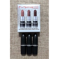 Brand New Authentic MAC Cosmetics Lustrelite Mini Lipstick Trio - 1.7g each