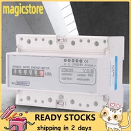 magicstore Huairdum Electric Power Meter Energy Consumption Digital 3 Phase KWh