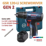 Bosch 12V GSR 120-Li Cordless Screwdriver/Drill (GEN 2)