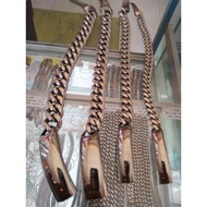 Men's Titanium Stainless Steel Slot Chain Bracelet