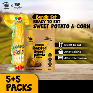 Suipoteto Combo Set - 5 Original Potato + 5 Sweet Corn [Ready To eat]