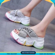 HNK STORE - WEDGES SANDALS CUTE PIONEER SOLE SLOPWanita KK 50