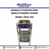 HOMELUX HSSC-300# S/S SINGLE BURNER STANDING COOKER