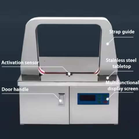 Electric Packing Banknotes Tape Strapping Machine 220V OPP Banknote Strapping Machine Induction Vege
