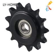 LIAOYING Chain Idler Sprocket, C45 Carbon Steel 10mm Bore 1/2" Pitch Convex Idler Gear, Durable 13 T