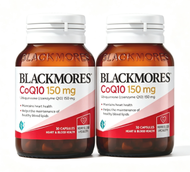 Blackmores CoQ10 150mg 30 Capsules อาหารเสริม Coenzyme Q10 จากออสเตรเลีย ดูแลหัวใจและหลอดเลือด คุณภา