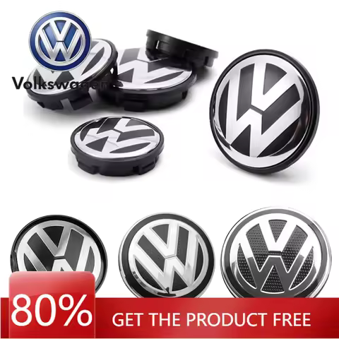 For VOLKSWAGEN 4pcs 55mm 56mm 65mm 70mm Car Wheel Center Caps Hubcap Cover for VW Volkswagen Jetta M