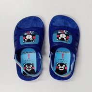 嬰幼兒拖鞋 男童拖鞋 熊本熊 藍色 鬆緊帶 涼鞋 15號 台灣製