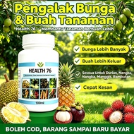 booster 76 – Menggalakkan pertumbuhan buah, meningkatkan hasil buah, dan mencegah keguguran buah.hea