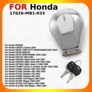 Fuel Gas Cap With Cover Key Tank For Honda VT500FT Ascot VT500C VT700C VT750C VT800C Shadow VF500C V