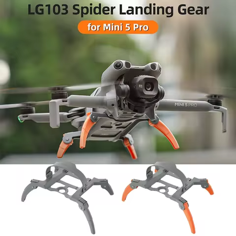 Mini 5 Pro Landing Gear for DJI Mini 5 Pro Drone Accessories Landing Leg Protector Extended Foldable