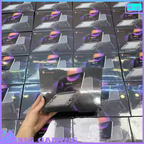 Handheld Game Console For Ayaneo Pocket Ds Dual Screen Flip Cover Game Controller Retro 7"165hz Oled