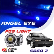 PROTON SAGA ISWARA LMST ANGEL EYE LED FOG LAMP SPOTLIGHT Halo Ring Light Lampu Bawah Kereta eagle ey