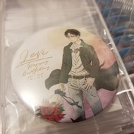 【全新包郵】日本 MAPPA Showcase 展覽限定 2020年 Levi 兵長 生日 襟章