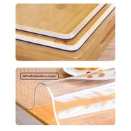 Antibacterial Odorless Soft Glass pvc Transparent Table Mat Disposable Waterproof Oil-Proof Anti-Sca