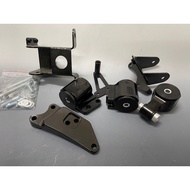 Hasport Honda Civic FD2R FD2 Type-R K20A Manual Black Billet Engine Mounting kit Type R