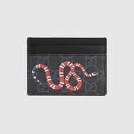 GUCCI กระเป๋าใส่บัตร KINGSNAKE PRINT GG SUPREME CARD CASE