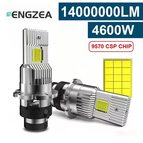 ENGZEA Led Car Headlights Bulb LED D2R D2S D4S Car Light D1S D1R D3S 4600W 1:1 Plug and Play 9570 CS