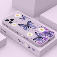 Daisy Butterfly Phone Case For iPhone 17 Air 16 Plus 16E Pro Max 4G 5G Fashion Cover
