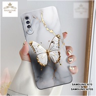 HP Samsung A70 Case A70s/ - Rajacase - Casing Samsung A70hp - Butterfly case Motif - Cellphone prote