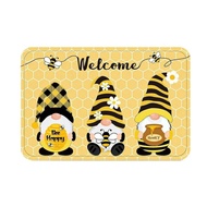 Thảm Cho Phòng Khách Bee Lễ Hội Gnome Trang Trí Hoặc Nhà Bếp Lối Vào Nước Thấm Chống-Trượt thảm cửa 